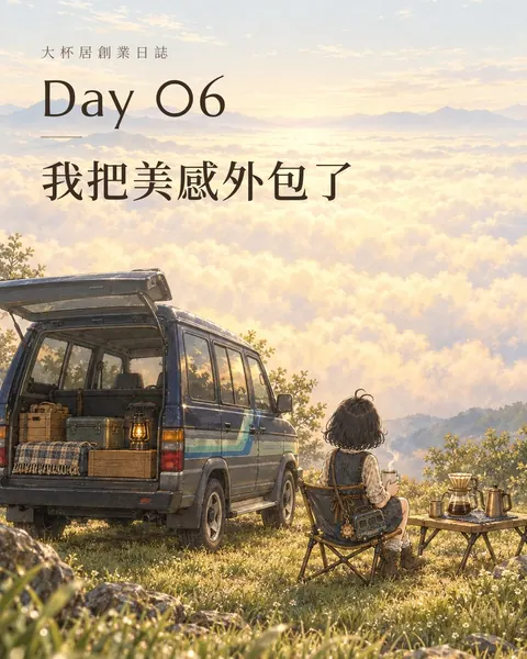 大杯居創業日誌 Day 06｜我把美感外包了